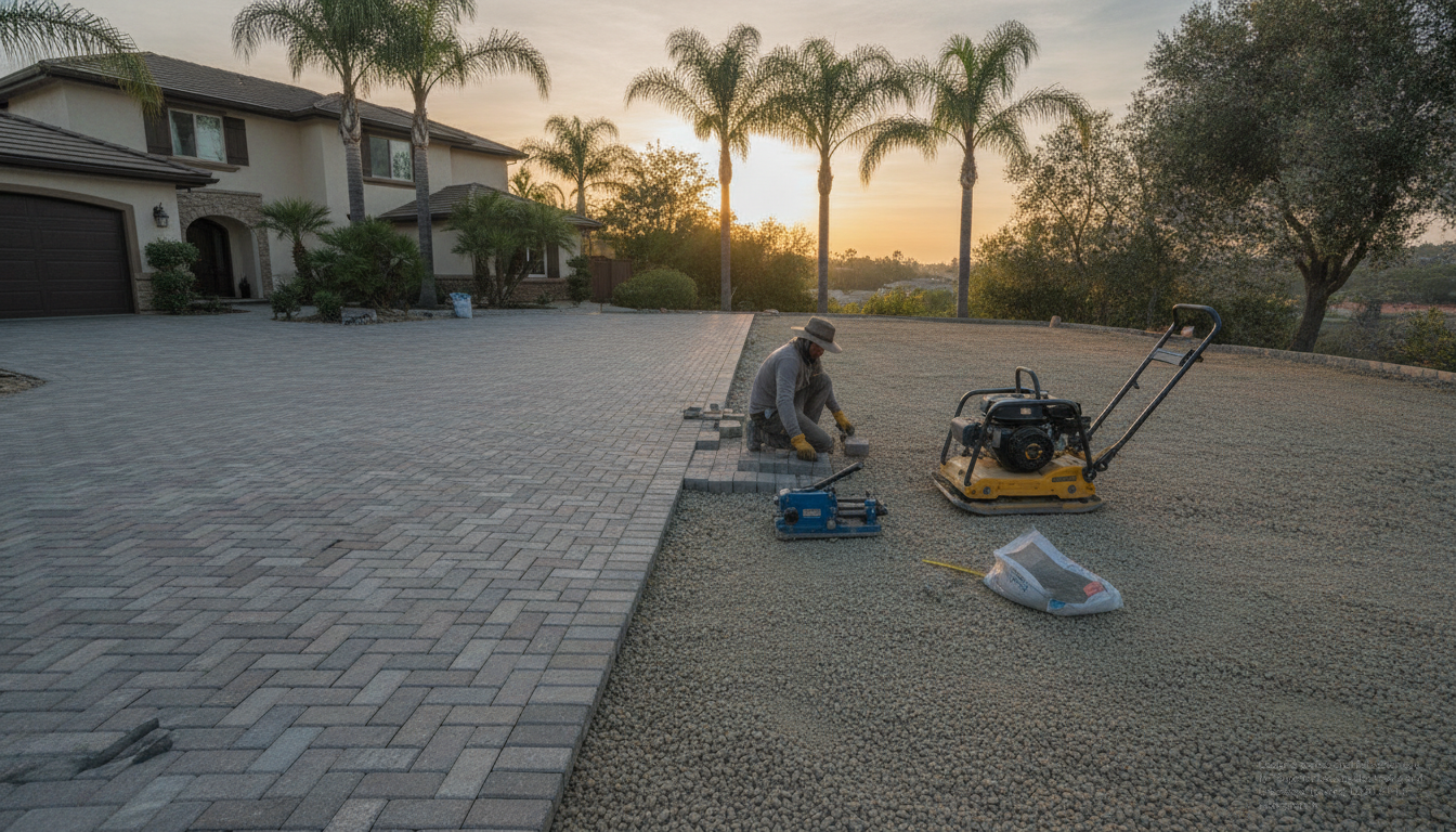 Driveway Paver Installation
