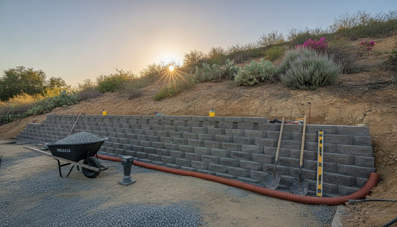 Retaining Wall Construction