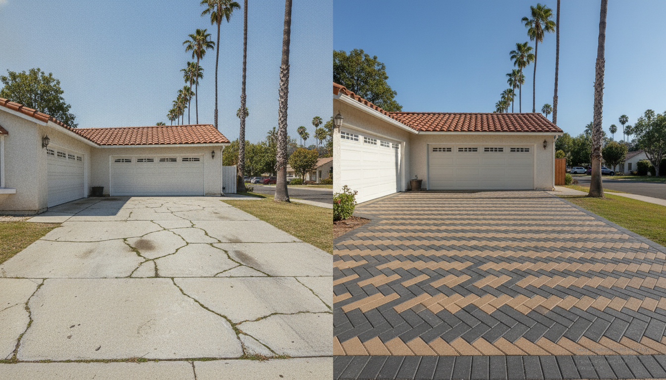 Paver Driveways vs. Concrete: Which Is Right for Your Los Angeles Home?