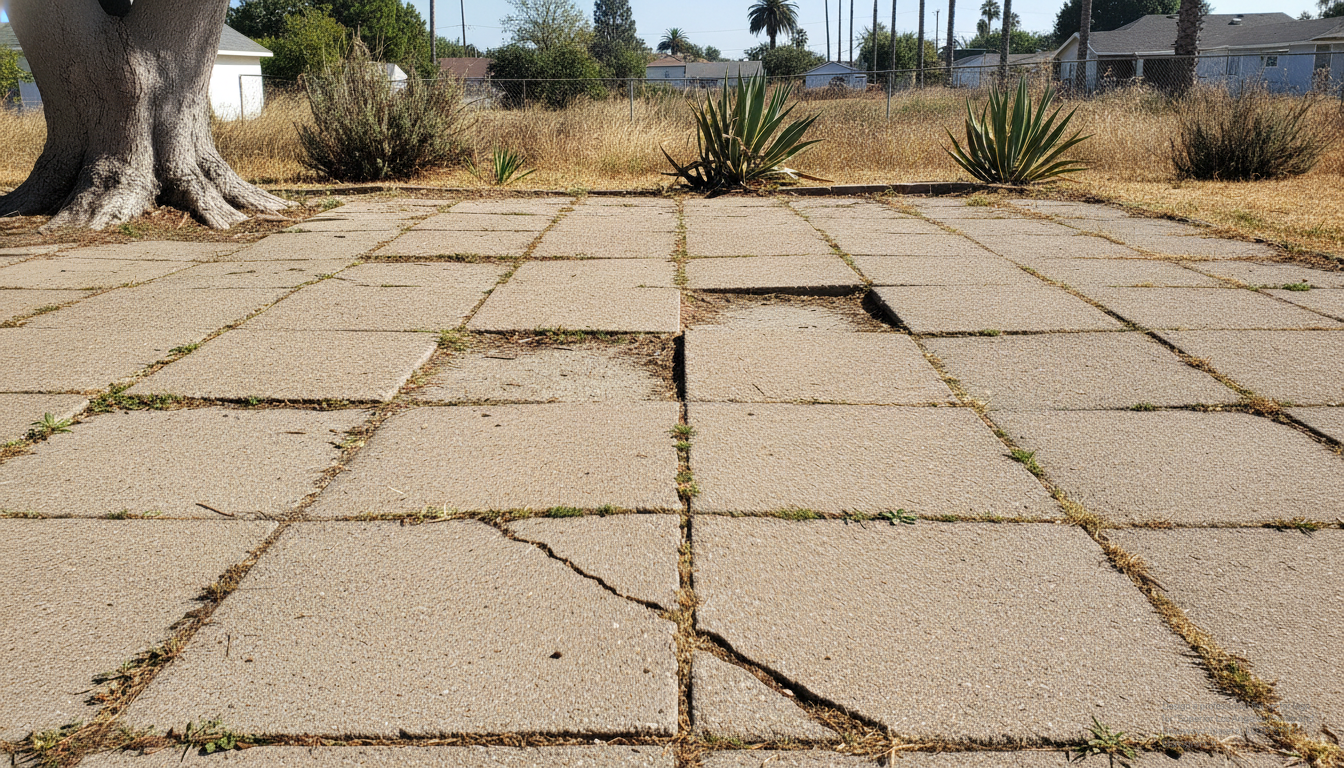 5 Warning Signs Your Los Angeles Paver Driveway or Patio Needs Professional Repair
